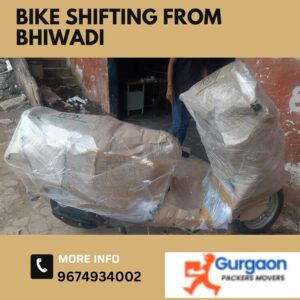 Bike Shifting From Bhiwadi
